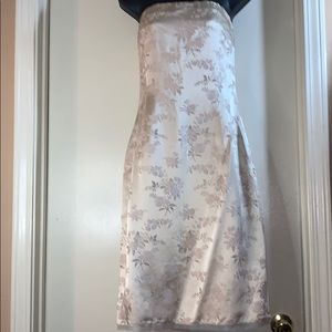 Pink Strapless Dress